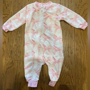 Girl’s Cecil & Lou Bow Pajamas, 9 mo